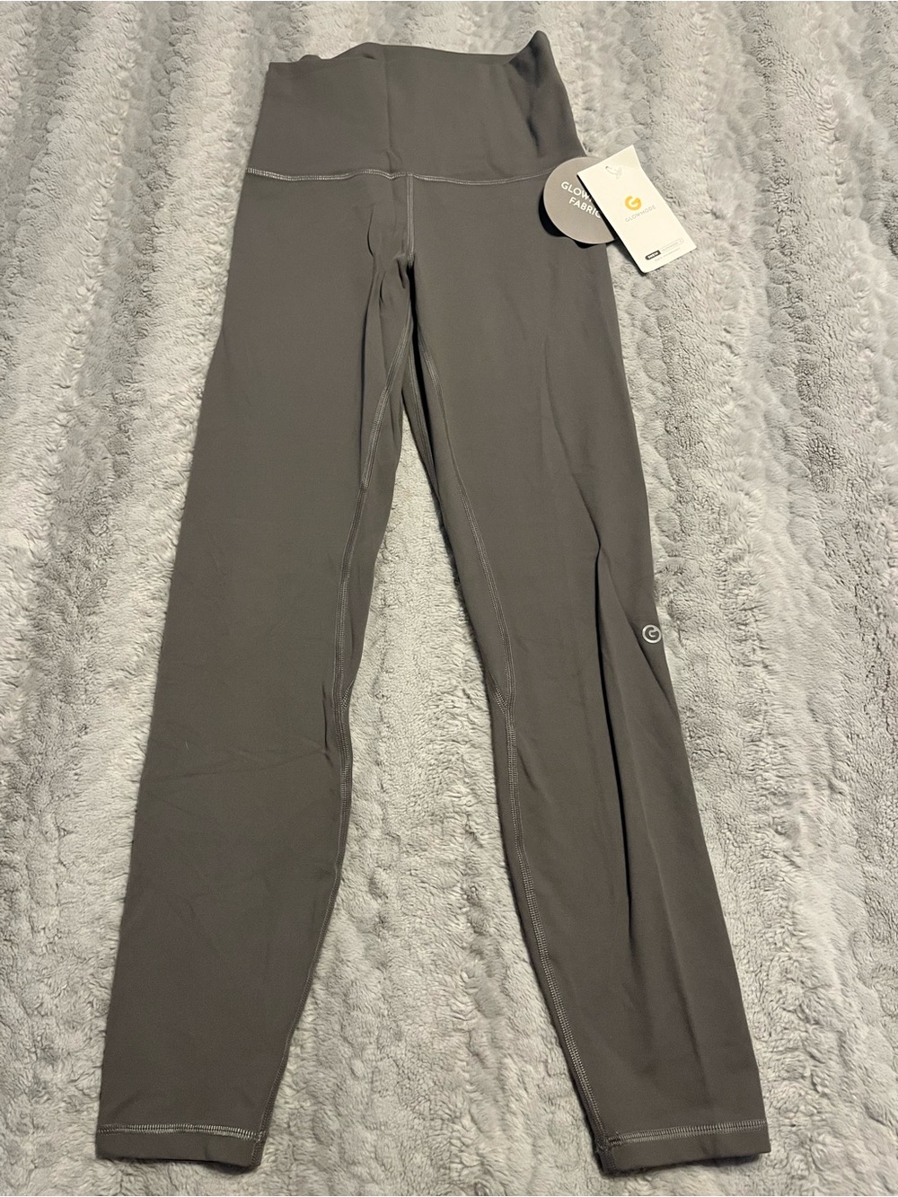 Grey Crop Athletic Leggings